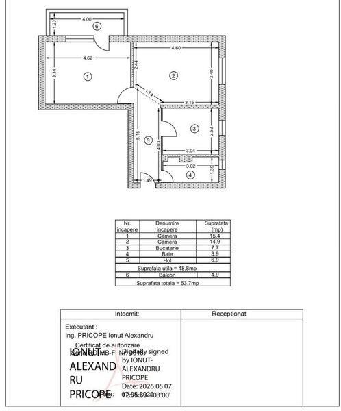 Parc Tineretului, apartament 2 camere 54 mp, an 1986